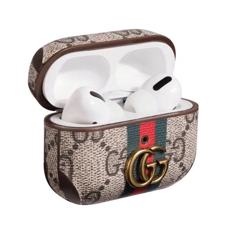 amazon airpods case gucci|Gucci print airpod case.